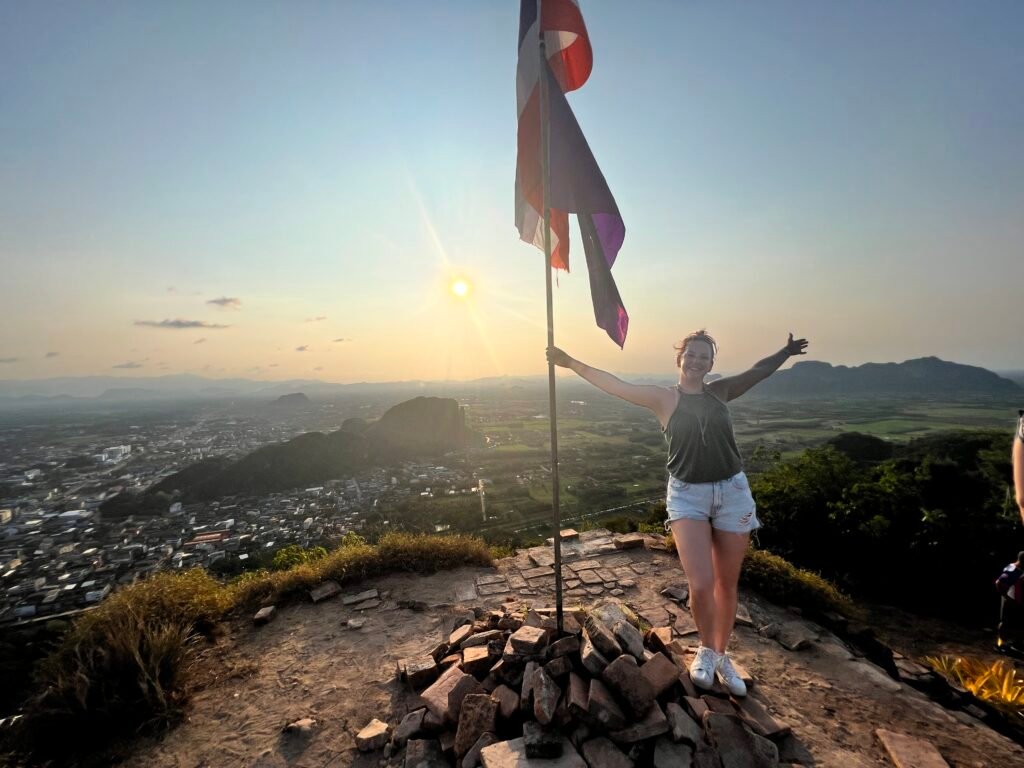 Khao Ok Thalu mountain Phatthalung southern province in Thailand